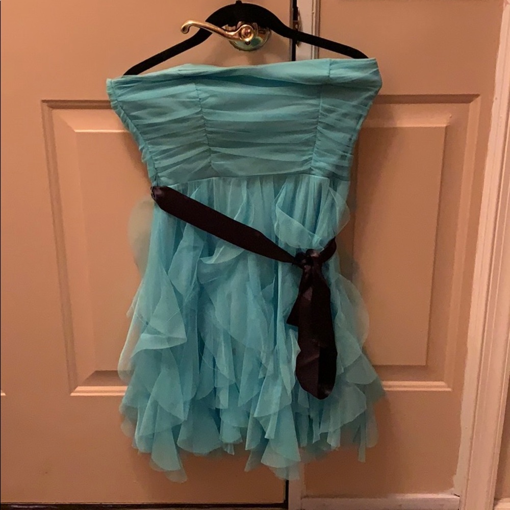 Gorgeous blue ruffle dress